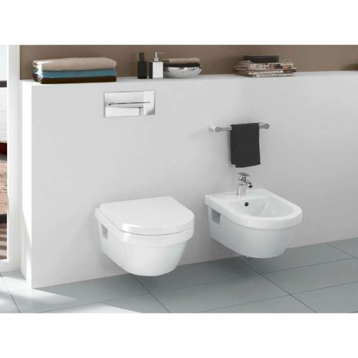 Инсталляционная система Grohe Rapid SL + подвесной унитаз V&B Omnia architectura без ободка с крышкой (387784HR)